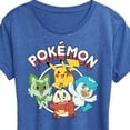 thumbnail image 3 of Pokémon - Scarlet & Violet Starters - Women's Short Sleeve Graphic T-Shirt, 3 of 5