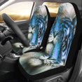 thumbnail image 2 of FMSHPON Set of 2 Car Seat Covers Wolf Tiger and Dragon Universal Auto Front Seats Protector Fits for Car,SUV Sedan,Truck, 2 of 4