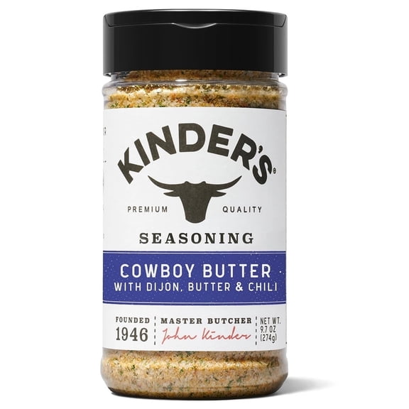 Kinders Gourmet Cowboy Butter Seasoning – Perfect for Steaks, Veggies & Seafood