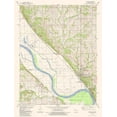 thumbnail image 2 of USGS 19x24 Black Ornate Wood Framed with Double Matting Museum Art Print Titled - Weston Missouri Quad - USGS 1984, 2 of 4