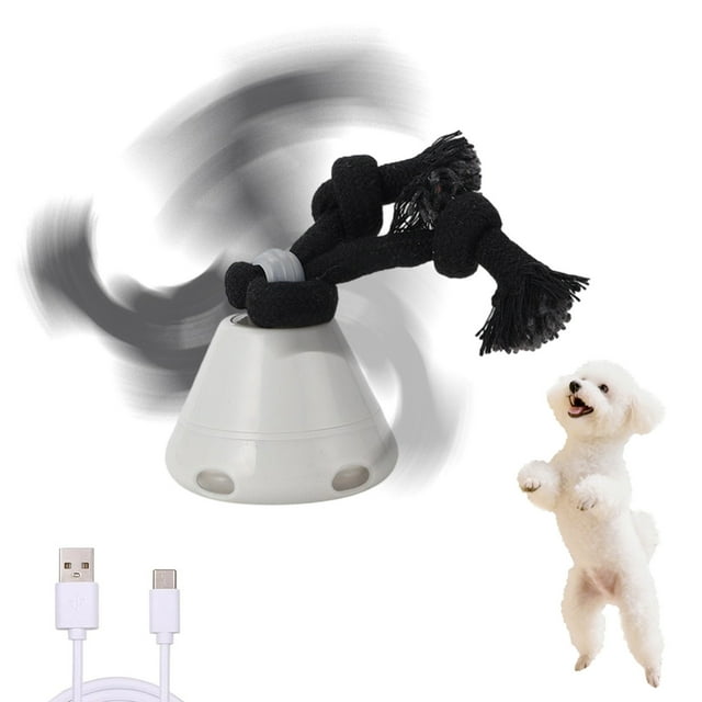 2025 Nouveaux Jouets Interactifs pour Chien Jouet Actif en Mouvement pour Chien avec Lumière LED pour Chiens et Chats Jouets Interactifs Rechargeables à Roulettes avec Activation par Mouvement pour