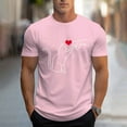 thumbnail image 1 of Tops para hombre, blusas y camisas de cuello redondo y manga corta para hombre, blusas casuales de cuello redondo con estampado de moda para hombre, blusas de cuello redondo y manga corta, camisas par, 1 of 6