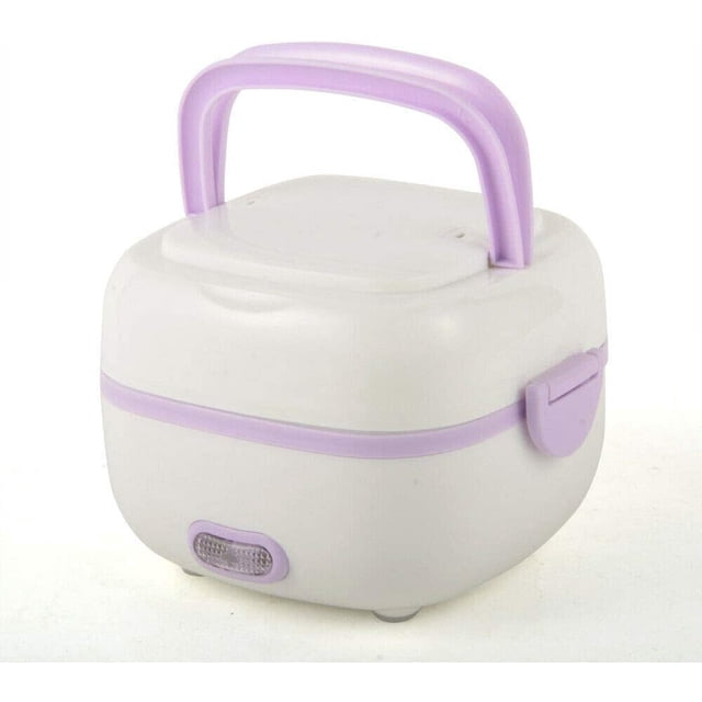 QUETO 1L Mini Portable Multifunction Electric Rice Cooker with Keep Warm Function,Purple