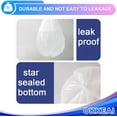 thumbnail image 4 of OKKEAI 10L Small Trash Bags, Tear-Resistant, 120 Count, White, 4 of 7