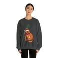 thumbnail image 3 of Cat Butt Christmas Kisses - Unisex Heavy Blend™ Crewneck Sweatshirt, 3 of 5