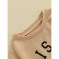 thumbnail image 5 of Qiylii Children’s Tops Letter Printed Round Neck Long Sleeve Sweatshirt, 5 of 9