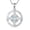 Witches knot a, variant on Diamond Witches Knot Necklace for Women 925 Sterling Silver Witch Knot Pendant Fine Jewelry