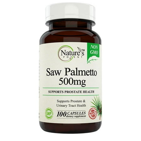 Nature's Potent - Saw Palmetto Supplement for Prostate Health, 100