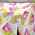 thumbnail image 4 of Watercolor Dog Crate Cover, Juicy Fruity Pattern of Summer Slices Watercolor Style Painting Design, Easy to Use Pet Kennel Cover Small Dogs Puppies Kittens, 7 Sizes, Pink Yellow Green, by Ambesonne, 4 of 6