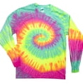 thumbnail image 2 of Colortone Tie-Dye Long Sleeve T-Shirts Men Adult S to 3XL, 2 of 4