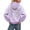 Light Purple, variant on Angel Wings Hooded Sweatshirt for Women Embroidered Oversized Sparkly Long Sleeve Pullover Y2K Drawstring Hoodie with Pockets Black XS-5XL
