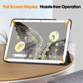 thumbnail image 4 of SaniMore for Google Pixel Tablet Case, Auto Sleep/Wake Rugged PC Tri-Fold Kickstand [Support iPad 1st/3rd Pencil Charging]  Shockproof Protective Case for Women Men, Black, 4 of 10