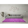 thumbnail image 3 of Ahgly Company Indoor Square Persian Purple Traditional Area Rugs, 5' Square, 3 of 4