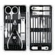 thumbnail image 1 of Manicure Set Nail Clippers Pedicure Kit -19 Pieces Stainless Steel Manicure Kit, Professional Grooming Kits, Nail Care Tools with Luxurious Travel Case（Black）, 1 of 5