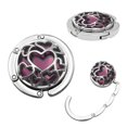 thumbnail image 1 of 1pcs Multiple Hearts Style Premium Foldable Handbag Bag Purse Hanger, 1 of 5