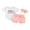 Pink, variant on Bagilaanoe 3pcs Newborn Baby Girl Shorts Set Short Sleeve Letter Print Romper Tops + Shorts + Headband 3M 6M 12M 18M Infant Casual Summer Clothes