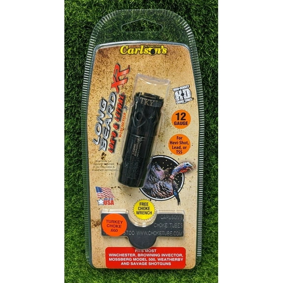 Carlson's LongBeard XR Turkey Choke Winchester Browning Mossberg 12ga .660 70100