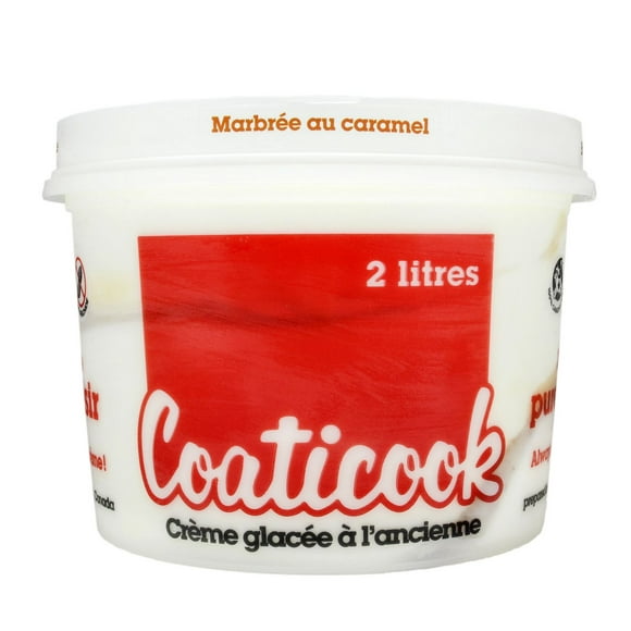 Crème glacée marbrée au caramel Coaticook 2 l