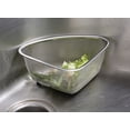 thumbnail image 3 of RSVP International Endurance In-Sink Mesh Colander Strainer Basket, 3 Quart | Organize Sponges, Collect Food Scraps | Dishwasher Safe | Small Corner Basket | Steaming, Draining & Rinsing, 3 of 3