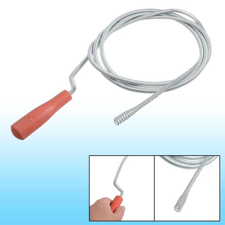 Plastic Grip 10M 32Feet Snake Spring Pipe Rod Sink Drain