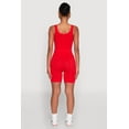 thumbnail image 4 of Womens Seamless Textured Knit Tank Top and Biker Shorts, 4 of 4
