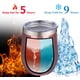 thumbnail image 2 of Vasos de Vino Térmicos YEBTS Life 350 mL Pack de 6 de Acero Inoxidable, 2 of 7