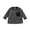 Grey, variant on Mercatoo Baby Boys Cute Striped T-Shirt Kids Girls Long Sleeve Crewneck Pullover Sweatshirt Pocket School Basic Top