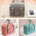 thumbnail image 4 of Luggage Dry Wet Separation Storage Bag Luggage Organizer Packing Travel Duffle with Shoes Bag Mesh Bag Clothing Storage Handbag pink, 4 of 9