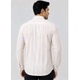 thumbnail image 3 of Men's Cotton Striped Casual Shirt | Long Sleeve | Button Down Shirt | Regular Fit (Mul-02-S), 3 of 5