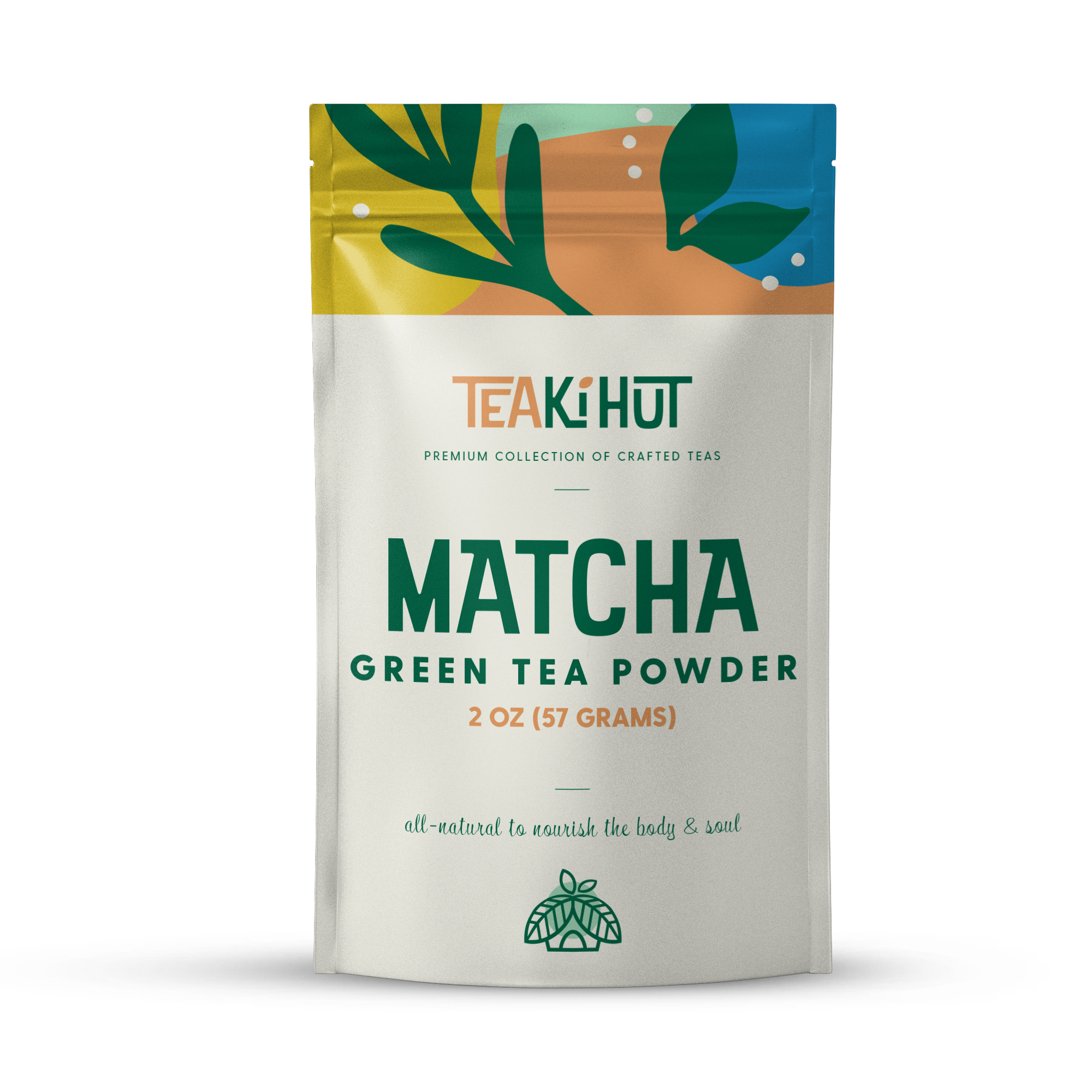 TEAki Hut Matcha Green Tea Powder 2 oz (57 Servings), Culinary Grade