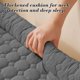 thumbnail image 5 of Pet Sofa Cushion | Plush Dog Cat Sleeping Nest | Solid Color Pet Bed | Raised Back Support | Non-Slip Washable Furniture Protector | 75x75cm | Beige Gray Khaki Green | 1 Pack, 5 of 6