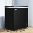 WANAI Chest Freezer, 5.0 Cu. ft Compact Mini Freezer with Low Noise