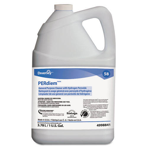 Diversey PERdiem Concentrated General Purpose Cleaner Hydrogen Peroxide 1gal Bottle 94998841