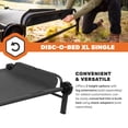 thumbnail image 4 of Disc-O-Bed Single Cot, Portable Sleep Solution for Tents & Cabins, Black, XL, 4 of 11