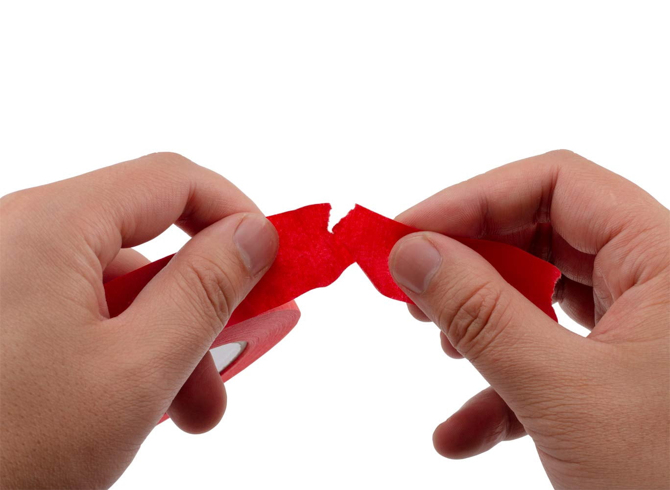 10 Pack Red Painters Tape 1 Inch  Medium Adhesive Masking Bulk Multi 1 X 55 Yards 10 Rolls (550 Total Yards)