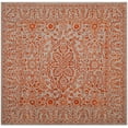 thumbnail image 2 of SAFAVIEH Glamour GLM516G Handmade Grey / Rust Rug, 2 of 5