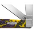 thumbnail image 2 of Case XX Knives Yellow and Purple Corelon Trapper Stainless Pocket Knife, 2 of 4