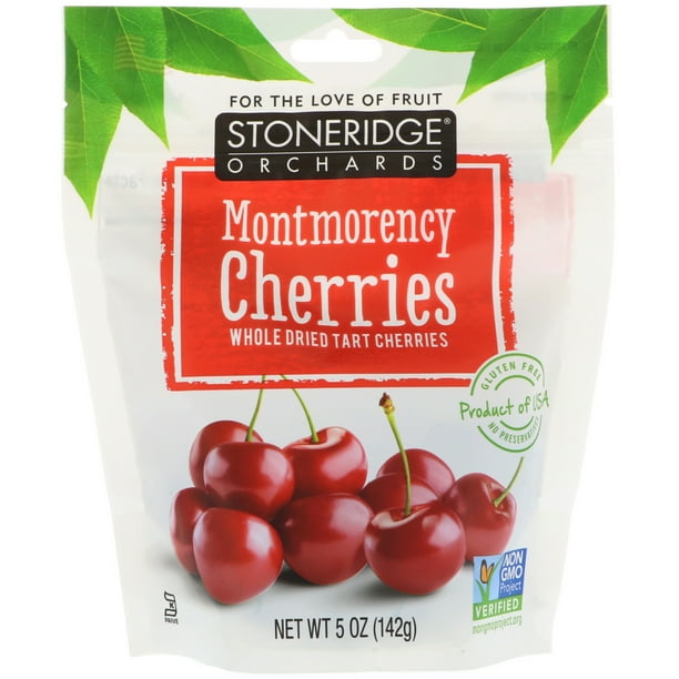 Stoneridge Orchards Montmorency Cherries, Whole Dried Tart Cherries, 5