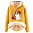 thumbnail image 1 of Sudadera con capucha de manga larga para mujer, informal, con capucha, para exteriores y chaquetas, a la moda, con estampado de blusa, sudadera de manga larga, abrigo con capucha para mujer, 1 of 2