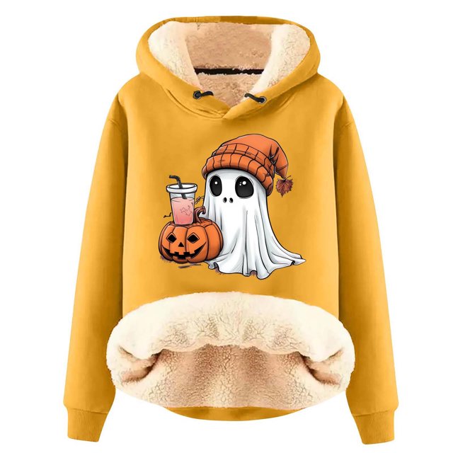 Sudadera con capucha de manga larga para mujer, informal, con capucha, para exteriores y chaquetas, a la moda, con estampado de blusa, sudadera de manga larga, abrigo con capucha para mujer