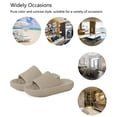 thumbnail image 5 of Pillow Slippers for Women and Men | House Slides Shower Sandals | women slides | Cushioned Thick Sole - 6.5~7, 5 of 5