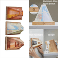 thumbnail image 3 of 3D Stereoscopic Visual Wall Lamp Bedside Decorative Lamps Scene 3D Effect Color Changing DIY Wall Lamps A, 3 of 5