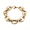 gold, variant on Stainless Steel Magnetic Bracelet Magnet Fashion Anti Static Bangle Rust-proof High Polished Rhinestone Wrist Chain Outdoor
