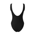 thumbnail image 3 of Gibobby Trajes de Baño Mujer Completo Traje de baño de 1 pieza para mujer, traje de baño de entrenamiento atlético, traje de baño de Control deportivo(Negro,G), 3 of 5
