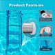 thumbnail image 3 of Protective White Rubber Bumpers with Caps for 4pcs Pool Ladder, Size 1.90, Compatible with Inground Swimming Pool Ladders, 3 of 5