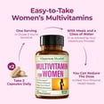 thumbnail image 5 of Multivitamin for Women with Methylated  Vitamins and Chelated Minerals for Energy, Focus and Immune Health – Premium Daily Womens Multivitamins & Multiminerals – 60 Capsules, 5 of 6