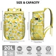 thumbnail image 3 of Travel Cooler Bag - Lemon Camping Beer Cooler Backpack with Bottle Opener- Waterproof Insulated Picnic Backpacks - Cooler Bag for Beach, 3 of 6