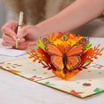 thumbnail image 3 of Fall Butterfly Pop Up Card, 3 of 8