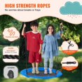 thumbnail image 2 of Tree Swing 40 In Saucer Swing 750lbs Weight Capacity 900D Oxford Blue, 2 of 7