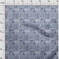 thumbnail image 3 of oneOone Cotton Jersey Medium Blue Fabric Asian-Tie & Dye-Floral Quilting Supplies Print Sewing Fabric By The Yard 58 Inch Wide, 3 of 4